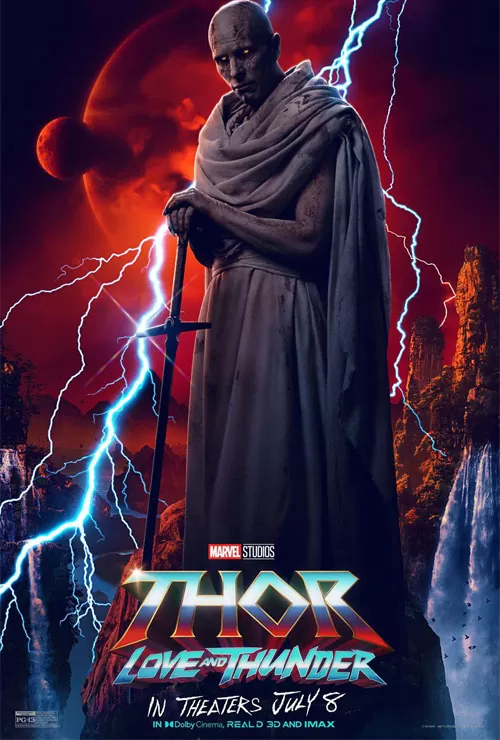 The movie Thor, love and thunder